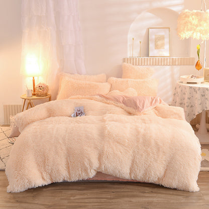 Premium Luxury Plush Shaggy Fleece Duvet Cover Set – Warm Winter Bedding