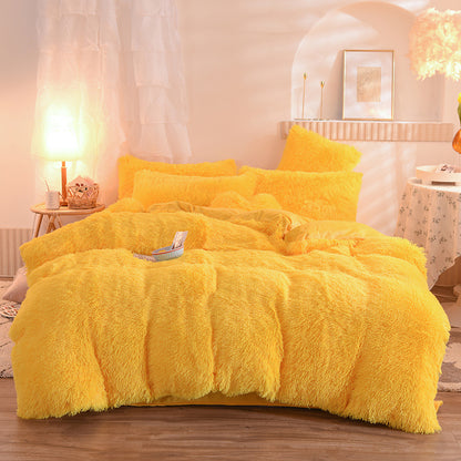 Premium Luxury Plush Shaggy Fleece Duvet Cover Set – Warm Winter Bedding