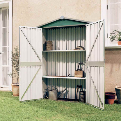 116x Galvanized Garden Shed – Outdoor Metal Storage for Tools, Lawn Equipment, and Supplies