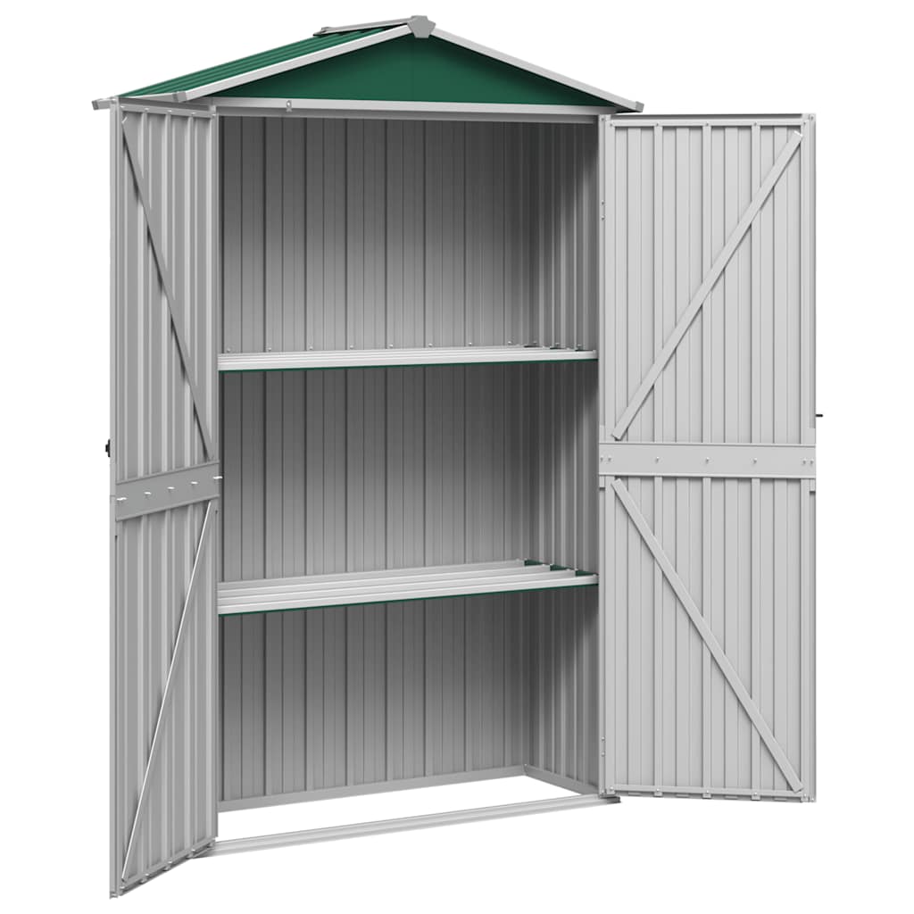 116x Galvanized Garden Shed – Outdoor Metal Storage for Tools, Lawn Equipment, and Supplies