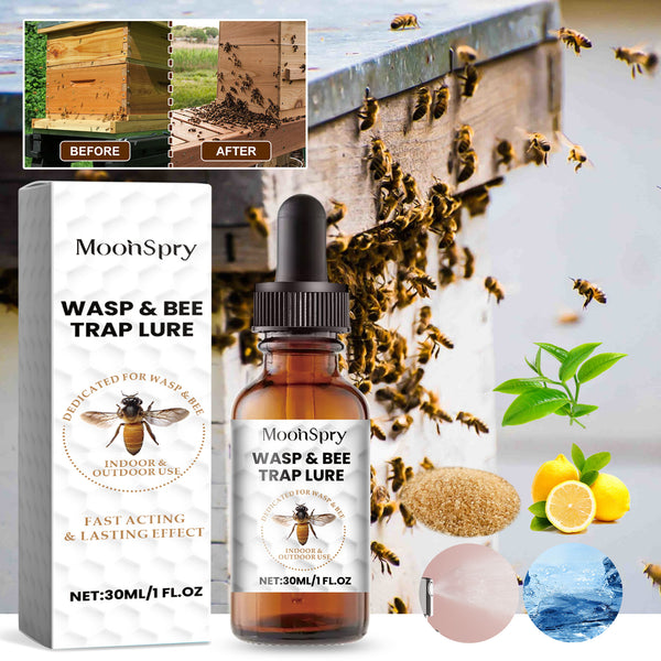 Bee Attractant for Gardening & Agriculture – Natural Pollinator Booster for Flowers, Fruits & Crops