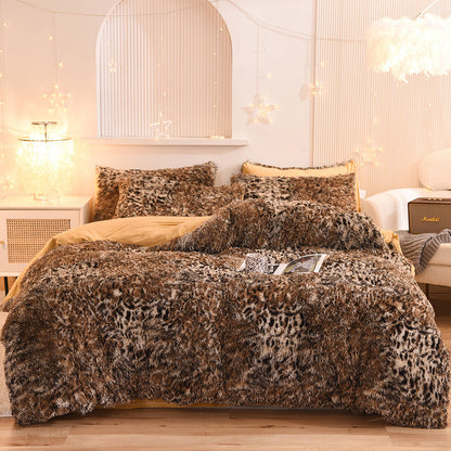 Premium Luxury Plush Shaggy Fleece Duvet Cover Set – Warm Winter Bedding